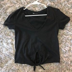 zara knotted top